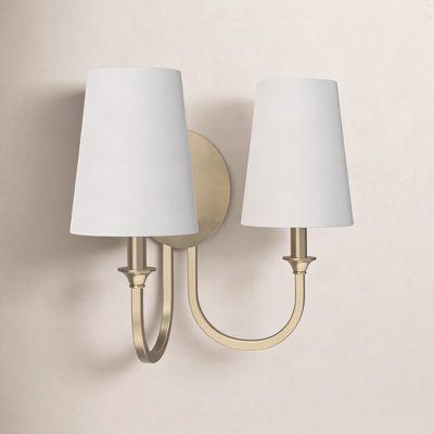Ikenna 2 Light Dimmable Armed Sconce