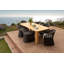 Natural Teak Outdoor Teak Dining Table