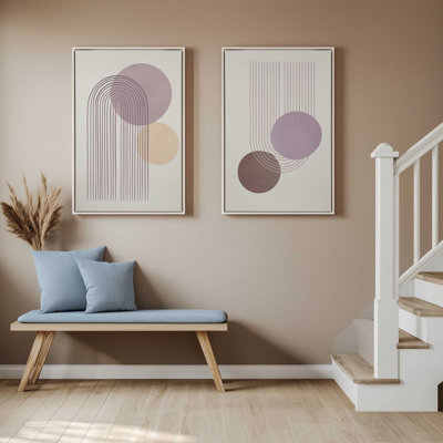 Pastel Pathways, Set of 2 Prints