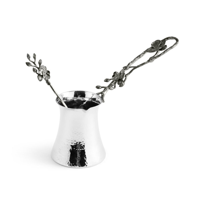 Black Orchid 1 - Cup Turkish Coffee Pot