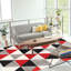 Ginnifer Geometric Shag Area Rug-2146354496
