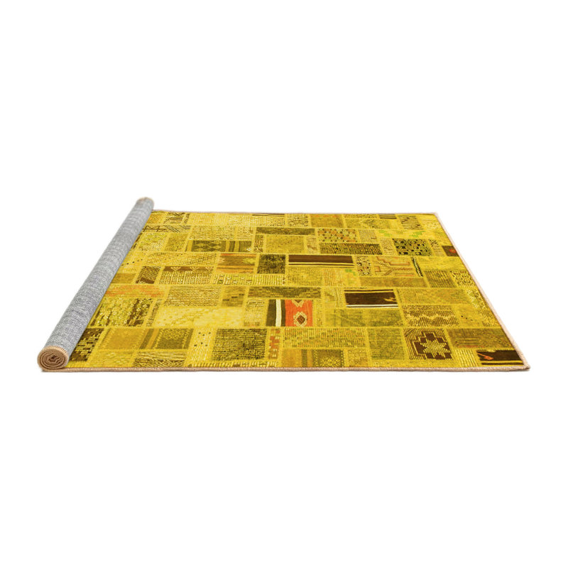 Performance Patchwork Indoor Rug, Square 4'