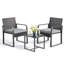 Ensemble de conversation avec coussins pour 2 personnes Gizoon-1256944593