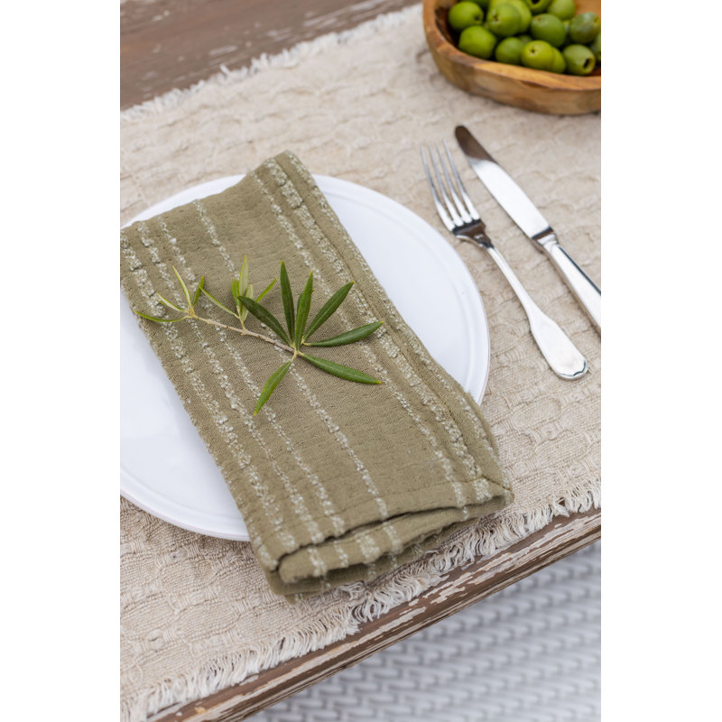 Kenwood 100% Cotton Napkins, Moss