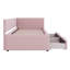 Lit de jour simple tapissier avec 2 tiroirs, peu encombrant-141325157