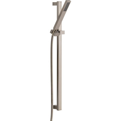 Vero Single Spray Hand Shower with Slide Bar, Handheld Shower Head, Slide Bar Hand Shower 1.75 GPM -  Delta, 57530-SS