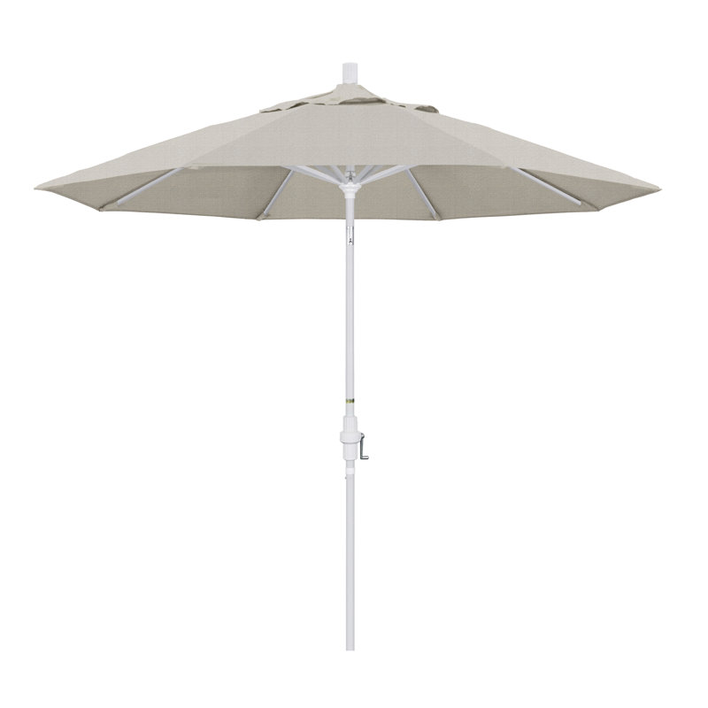 Parasol 9 'Market Sunbrella, Performance granit tissé