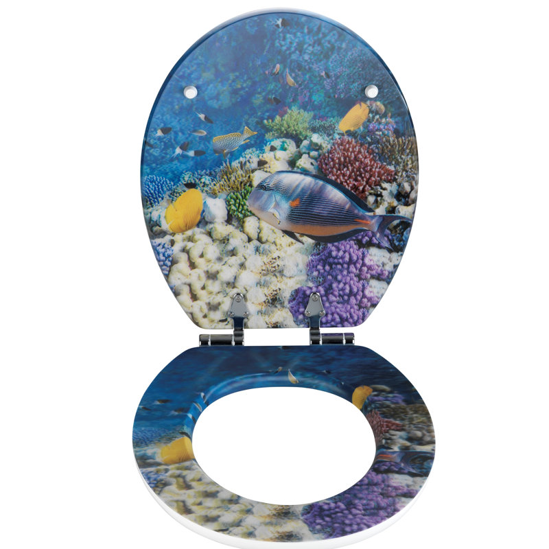 Acropolis Soft Close Elongated Hard Toilet Seat