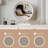 Makeup Vanity with Light mirror,5 drawers,1 chair