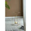 Porte-bougie en métal 10,2 x 10,2 x 21,5 po
