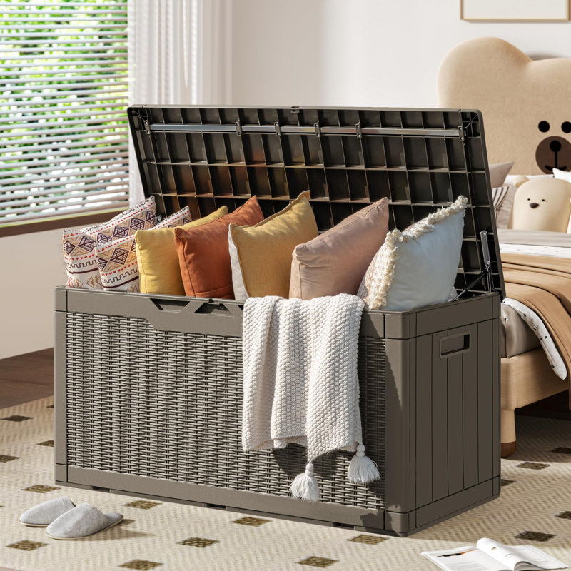 Coffre de rangement, Brun clair
