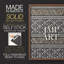 Impression abstraite vintage encadrée XCIV - bois massif-258584670-258584664