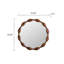 Miroir rond en bois naturel 32,28 /