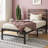 Doiphode Full Size Platform Bed Frame with Rustic Vintage Wood Headboard,  No Box Spring Needed Rustic Brown-990780441-1001058225