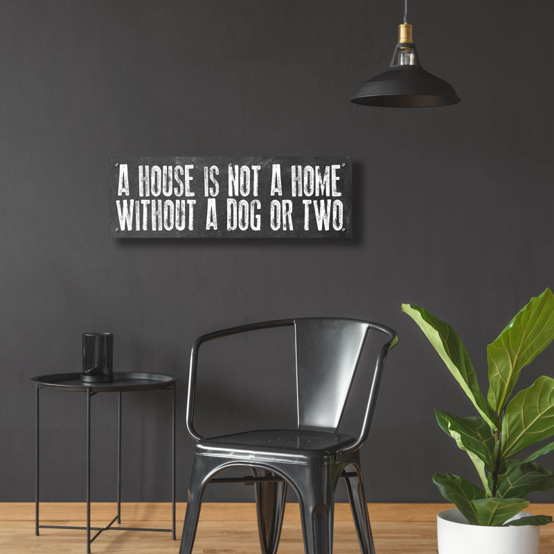 «Dog Home» par Erin Clark, art mural en verre acrylique, H 12 po x l 36 po