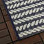 Tapis rayé bleu / blanc Fordbridge-976225874