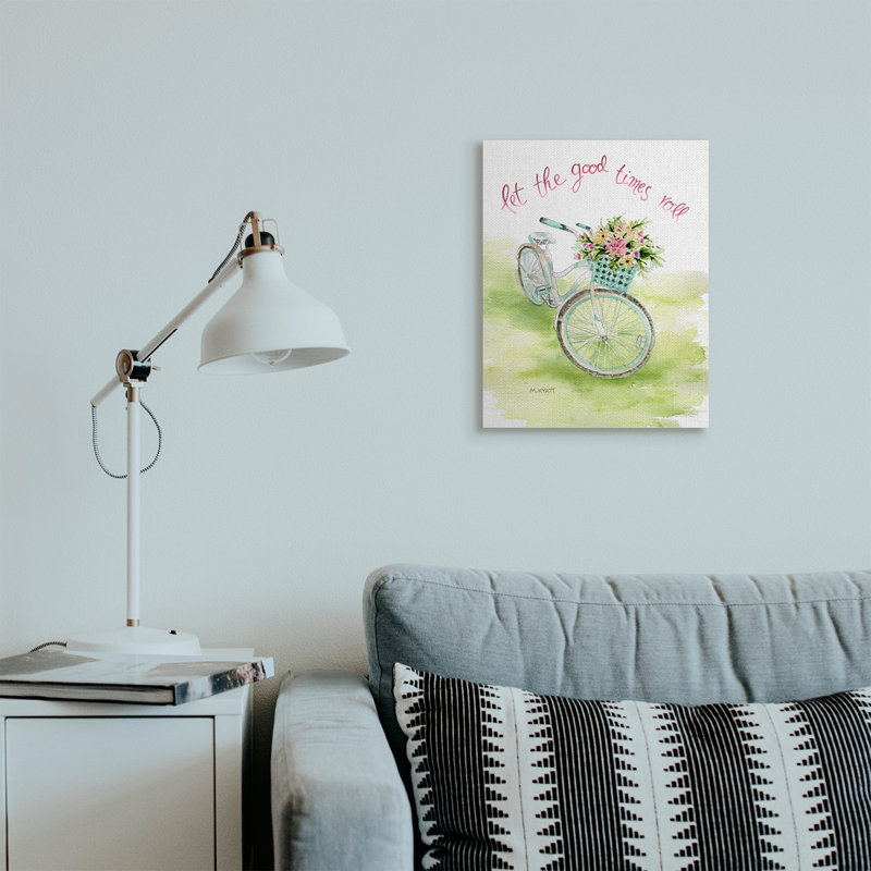 Let Good Times, Toile tendue, H 20 po x l 16 po