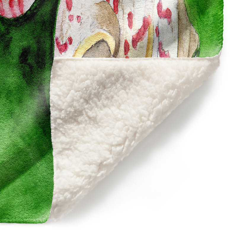  Couverture de menthe poivrée Trochus, 51 po x 60 po