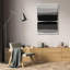 Art sur toile tendue avec châssis Latitude Run® Orara Studio: noir et blanc moderne-1032912689
