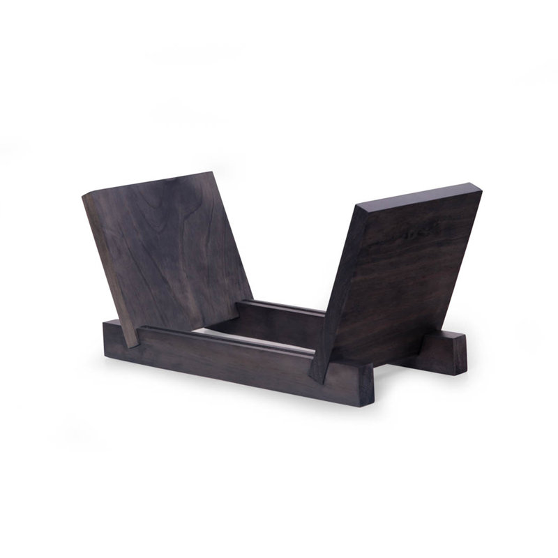 Vincent Solid Wood 6.75'' H Dowel Rack, Gray
