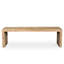 Banc en bois de mangue solide Luray