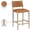 Tabouret de comptoir rembourré en cuir Andie-1859604453-1859604452
