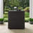 Emit Rectangular Metal Outdoor Bar Table , 39'' in. W 22'' in. D