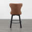 Tabouret de comptoir pivotant touffeté Akeil-810279840-810279845