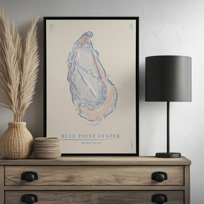 Oyster Blue by Garima Dhawan Art Print