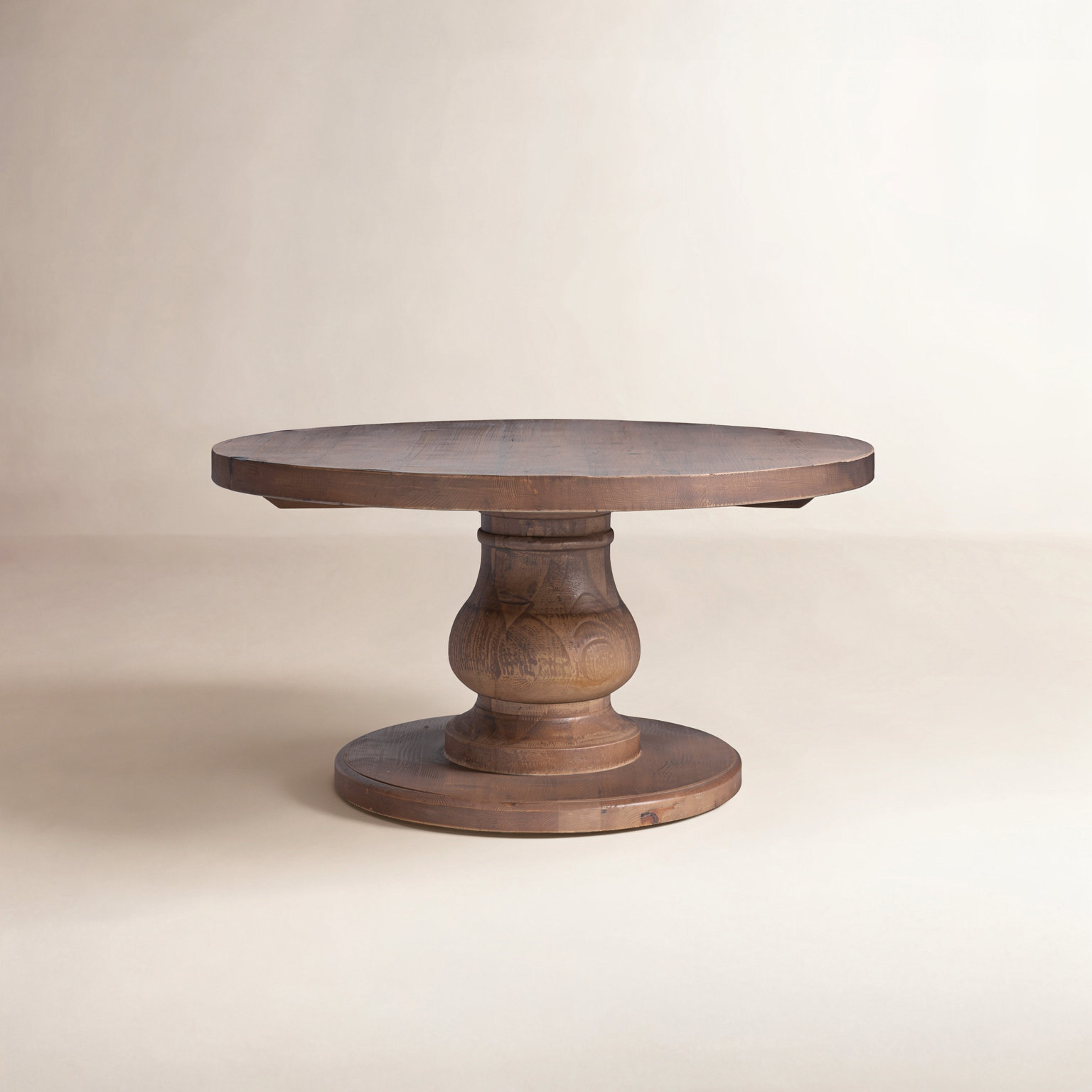 Farrer Solid Wood Single Coffee Table, Mission Brown