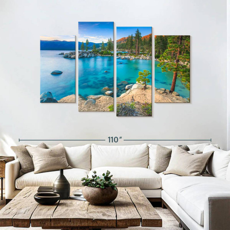 Alvord Mesmerizing Lake Tahoe, 54" H x 84" W