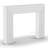 Gatsby Cast Stone Fireplace Surround with Bullnose Hearth-103711035-103711037