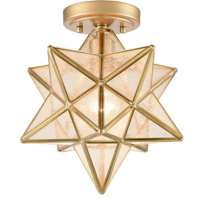 Killead 1-Light Moravian Star Ceiling Light
