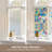 Stained Glass Window Privacy Film, 3d Static Cling Removable Window Clings, Painted Four-leaf Clover,-896287081
