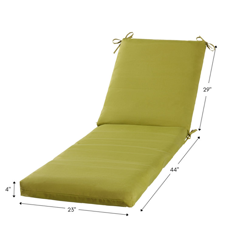 Coussin de chaise longue d'extérieur, Kiwi