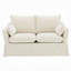 Causeuse moderne avec 2 coussins Seya