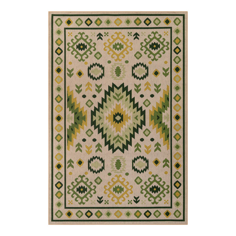 Jalapa Marlenia Indoor/Outdoor Area Rug, Rectangle 6 pi 1 po x 9 pi