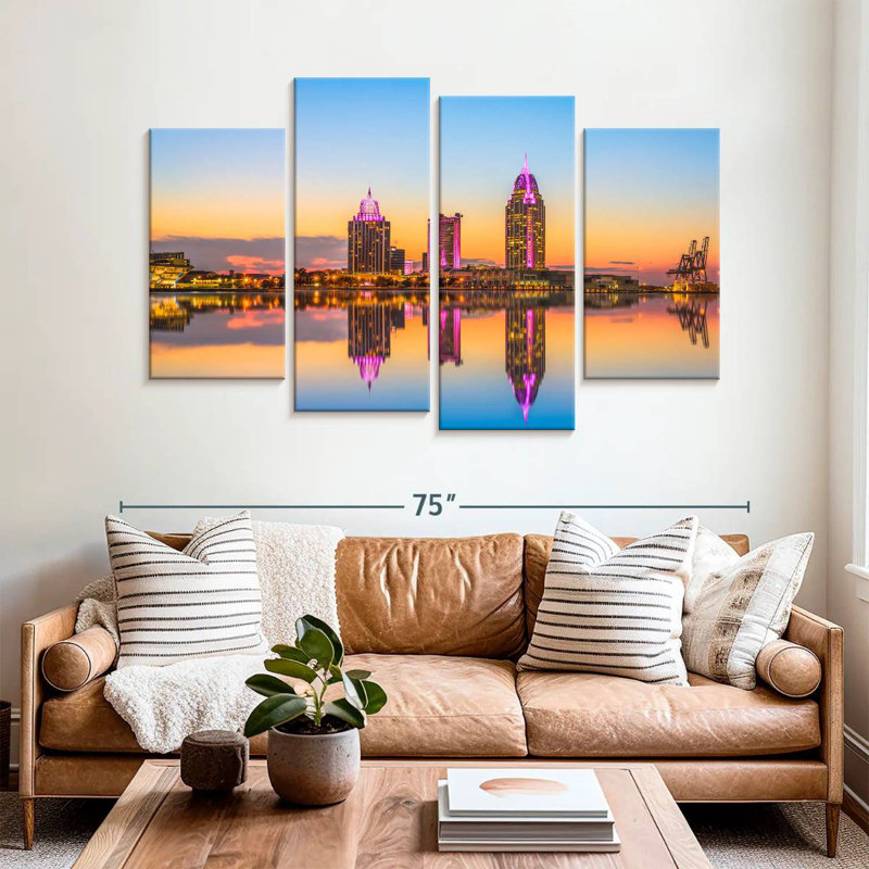 Horizon urbain de Sireci, Alabama, H 42 po x l 68 po
