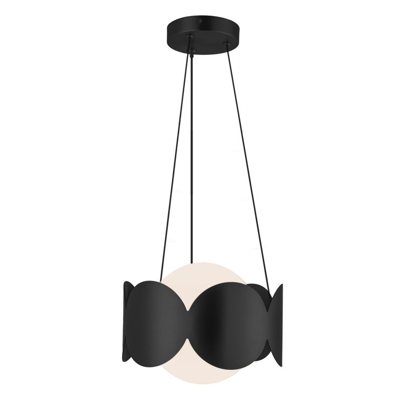 Ciel 1 - Light Pendant, Black/White, Black