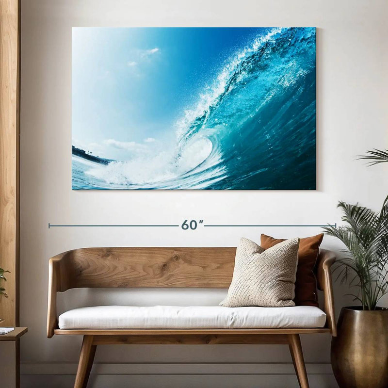 Gillard Clear Blue Wave, 34" H x 51" W