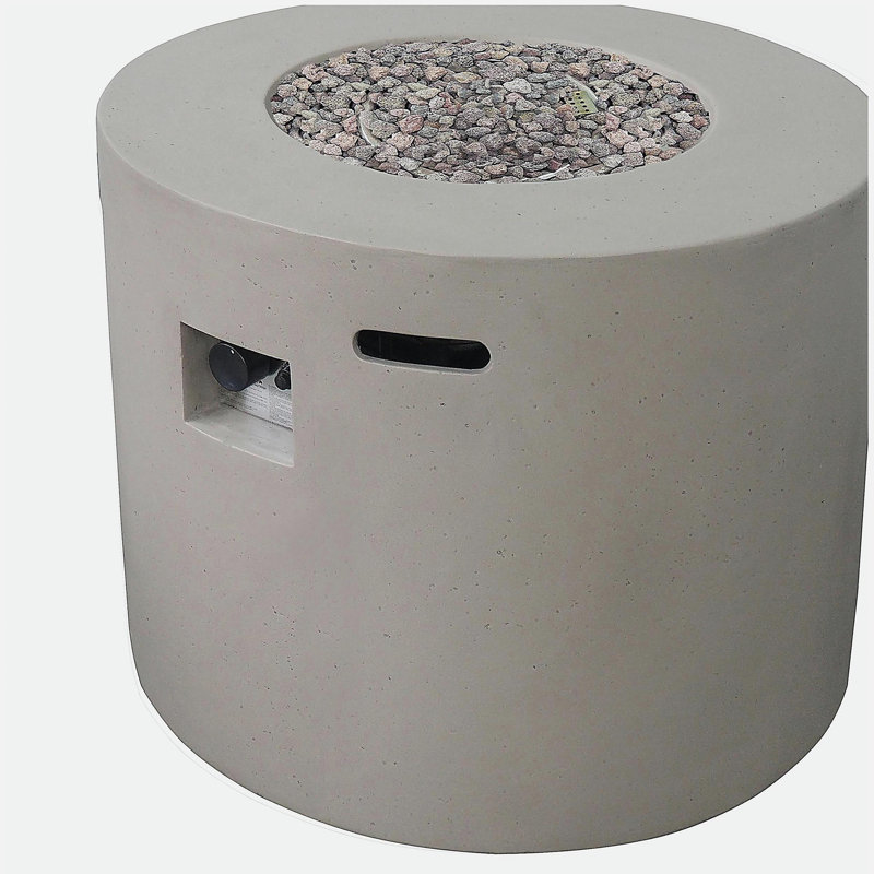 31-inch Round Pit - 40,000 Btu, Light Gray