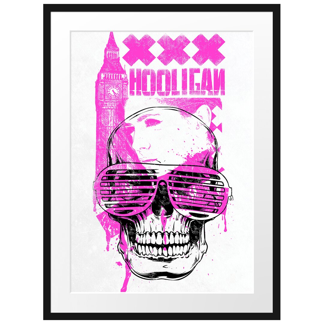 Gerahmtes Poster Uk Hooligan Light