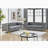 Contemporary Button Tufted Sofa With Square Arm, 2Pcs Couch-494212859