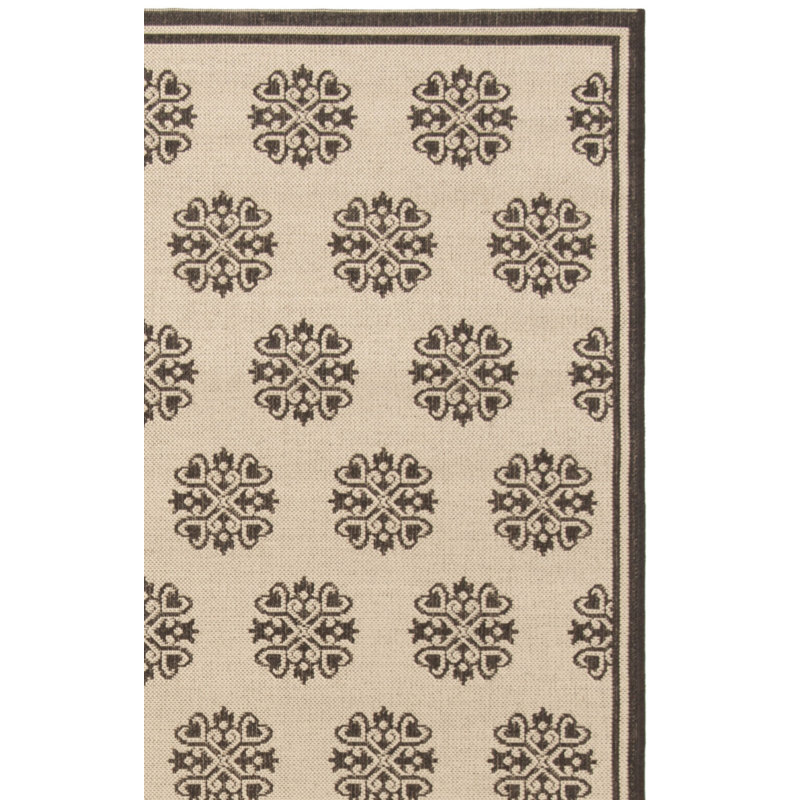 Tapis intérieur / extérieur Burnell Performance Ikat, Tapis de couloir 2 pi 2 po x 8 pi