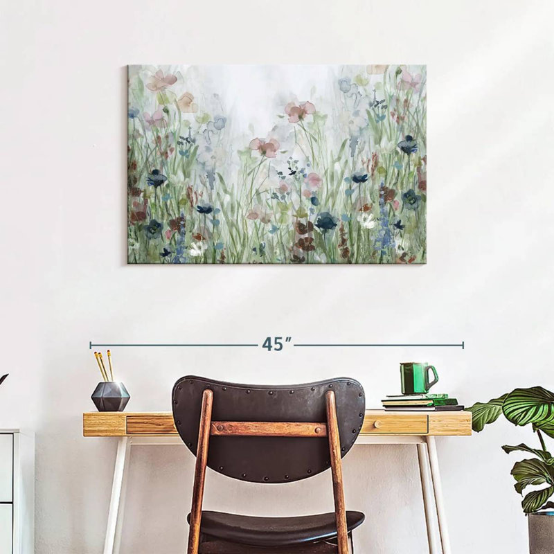 Wildflower Fields Canvas Print, 24" H x 36" W x 1.25" D