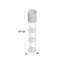 Lampe sur pied en colonne 58 po Senne