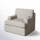 Cleo Upholstered Custom Accent Chair