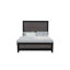LIT DOUBLE GRIS SOLUTO ET NOIR-493760895