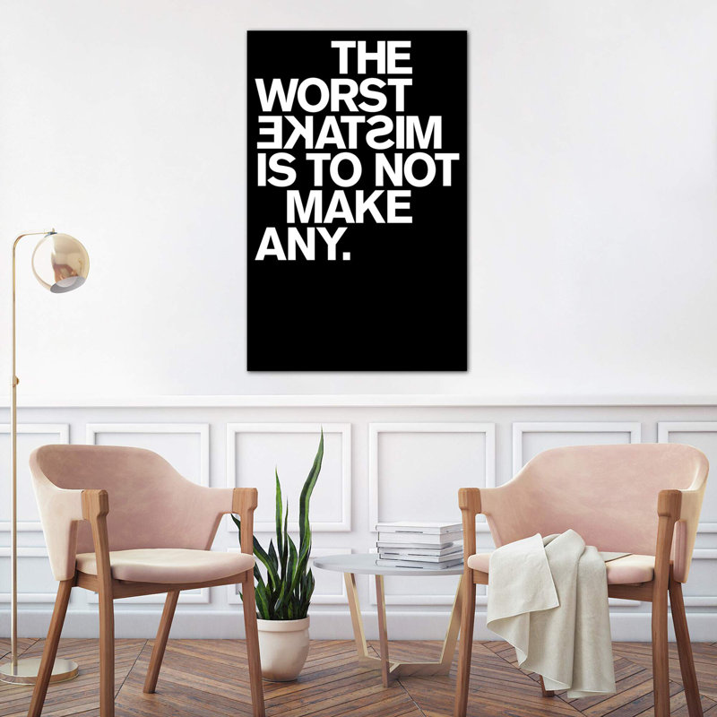 Mistakes by The Usual Designers - Wrapped Canvas Print, 101.6 cm H x 66.04 cm W x 1.91 cm D
