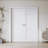 Sliding Pocket Door White Standard Door with Hardware Kit Set-88595093